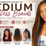 Medium Knotless Braids