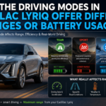Do the Driving Modes in Cadillac Lyriq Offer Different Ranges or Battery Usages?